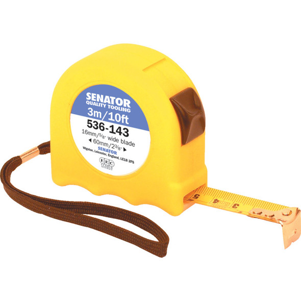 Senator 3M/10' Hi-Vis Locking Tape - Yellow Case Senator 3M/10' Hi-Vis Locking Tape - Yellow Case
