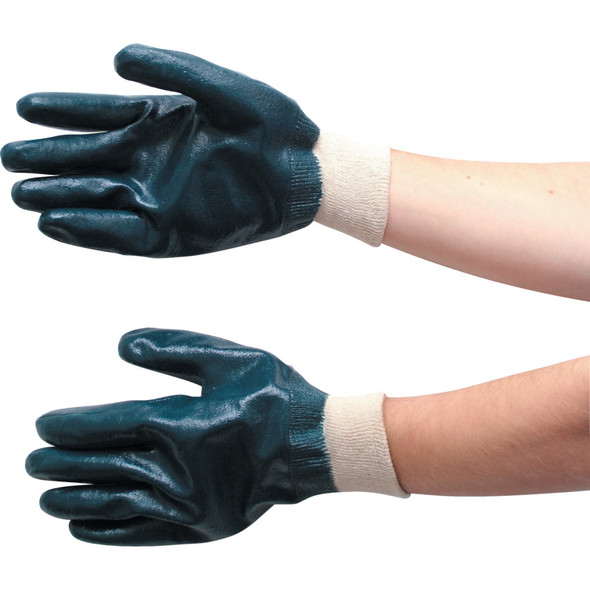 L/W NITRILE COATED K/W GLOVE SIZE 10 35.59