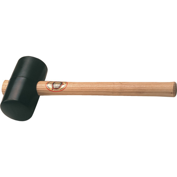 61-957 BLACK RUBBER MALLET (90DEGSHORE A) (WOOD HANDLE) 437.92