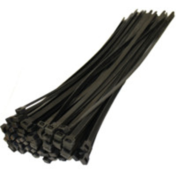 Edison Black Cable Ties 3.6mm Assorted (Pk-400)