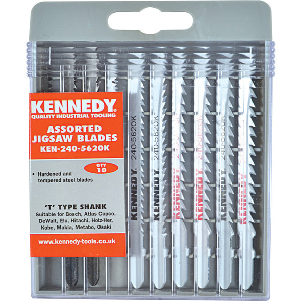Kennedy Assorted Set Of Jigsaw Blades (Pk-10)