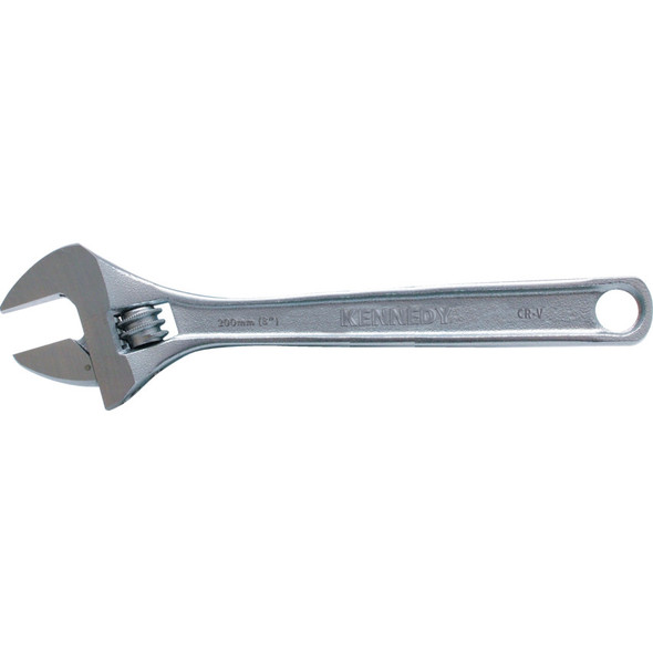 200mm/8" CHROMED FINISH ADJUSTABLE WRENCH 245.67