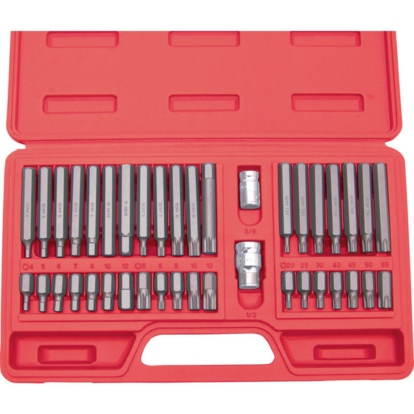 Kennedy 40-pce Torx, Hex & Spline Bit Set