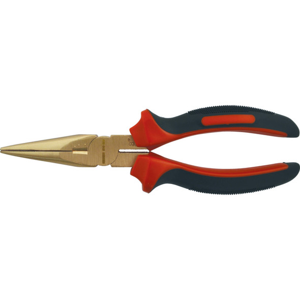 8" SPARK RESISTANT LONG NOSE PLIERS Be-Cu 2565.33