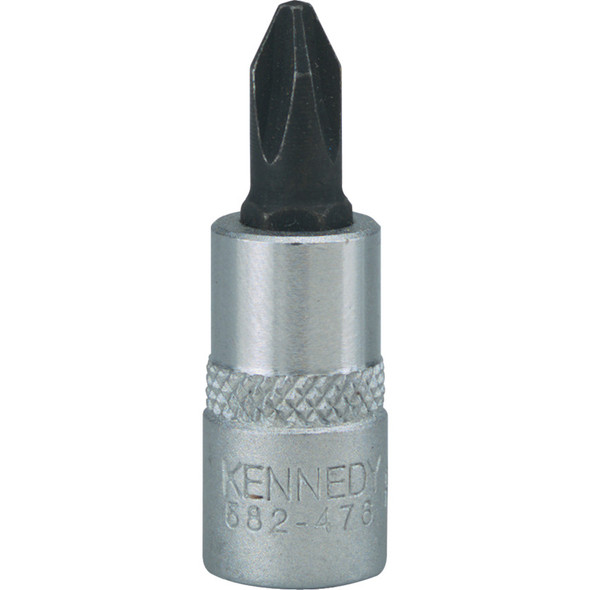 Kennedy No.3 Phillips Screwdriver Socket Bit 1/4" Sq Dr