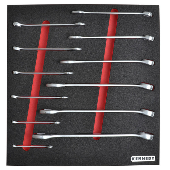 Kennedy 12Pcs Imp Combination Spanner Set With Foam M1832