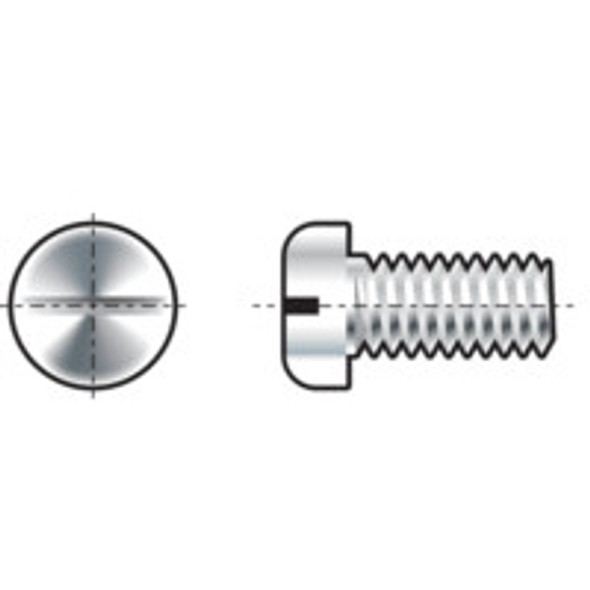 M5x25 SLOTTED PAN HEAD SCREW A2 1.5