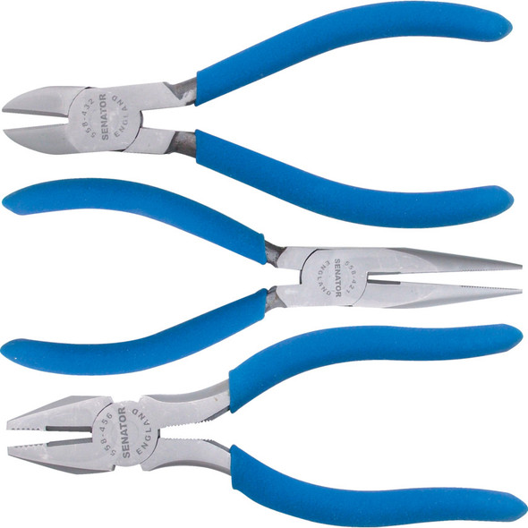 160mm CV PLIER SET 3-PCESATIN FINISH 197.82