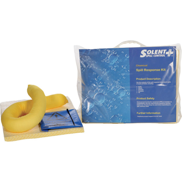 Solent S+ Spill Kit; Chemical15Ltr Clip Top Bag