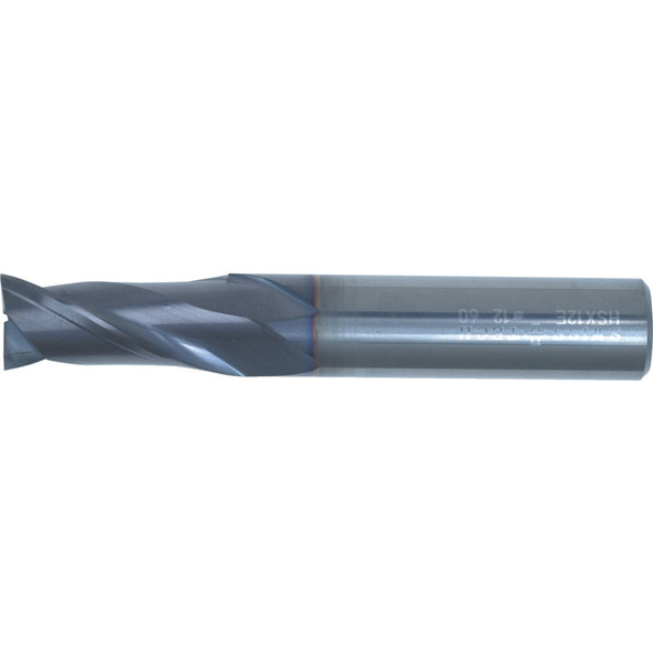 Swisstech 8.0mm St/Sh Short 2Fl Slot Drill Q-Coat