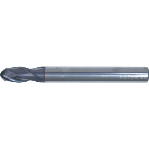 Swisstech 2.0mm St/Sh 2Fl B/N Slot Drill Q-Coat