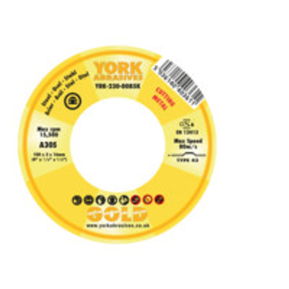 York 100X3X16mm A30S Dpc Cutting Disc