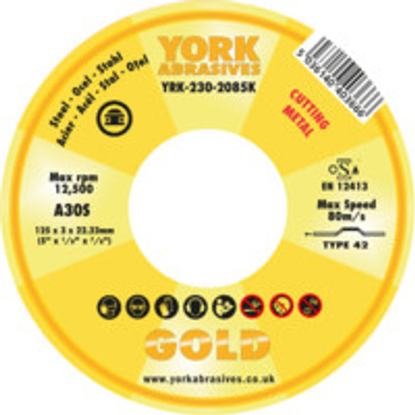 125x3x22.23mm A30S DPC CUTTING DISC 29.5