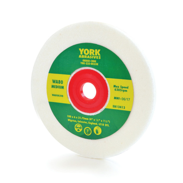 York 150X13X31.75 Wa100Kv Medium Grinding Wheel