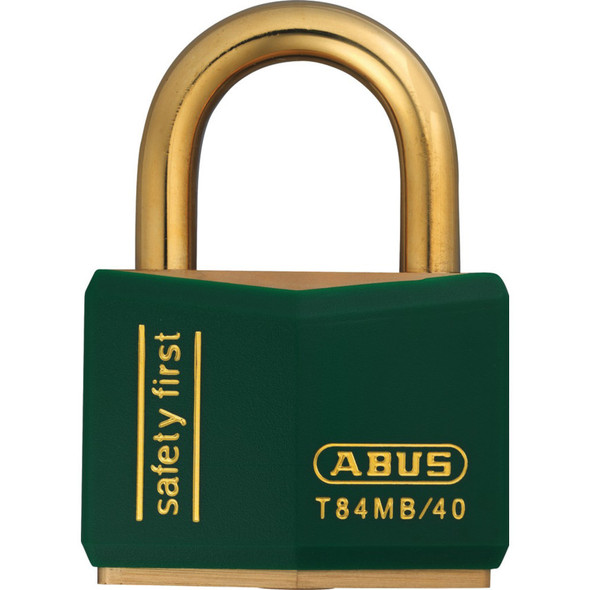 Abus T84Mb/40Ka 8403 Green Lock-Off Brass Padlock