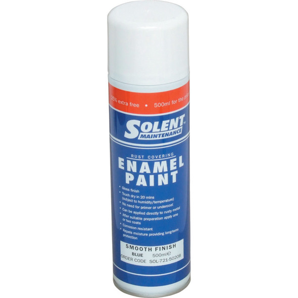 Solent Ssfbl Spray Paint Smoothfinish Blue 500Ml