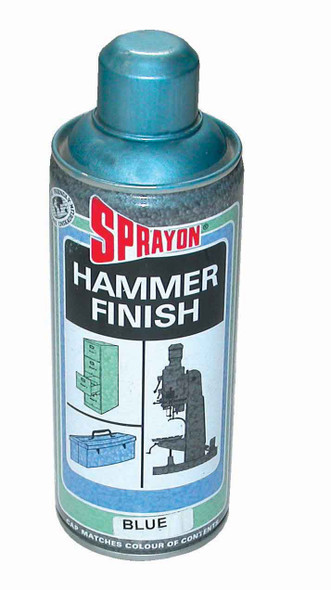 SPRAYON PAINT  BLUE HAMMER/FINISH 350ML 82.61