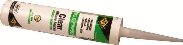 SILICONE MTS SEALANT CLEAR 260ML (24) 28.42