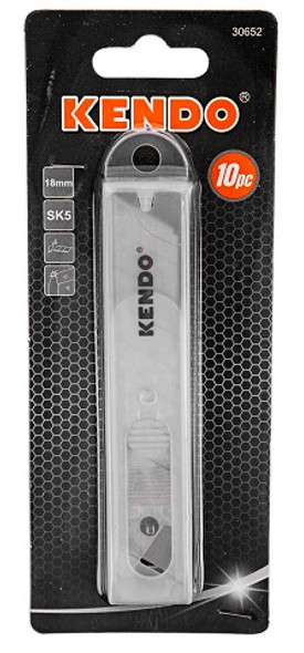 KNIFE KENDO 18MM SNAP OFF BLADES - 10PC 28.37