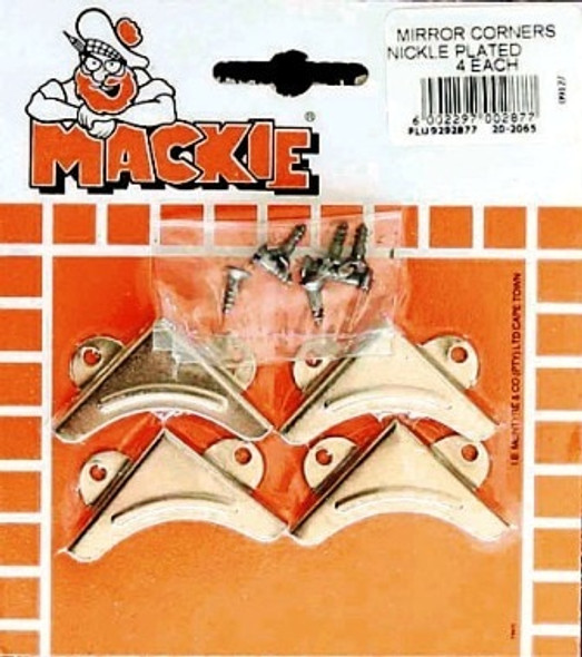 MACKIE BRACKET CORNER MIRROR N/P 6MM 4PC 9.58