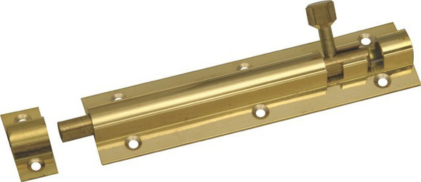 MACKIE BOLT BARREL STR S/BRASS 100MM 1PC 55.52