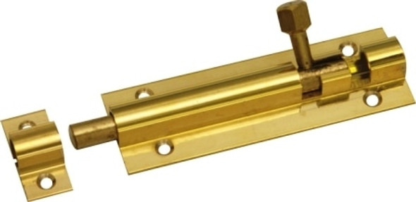 MACKIE BOLT BARREL STR S/BRASS  75MM 1PC 42.95