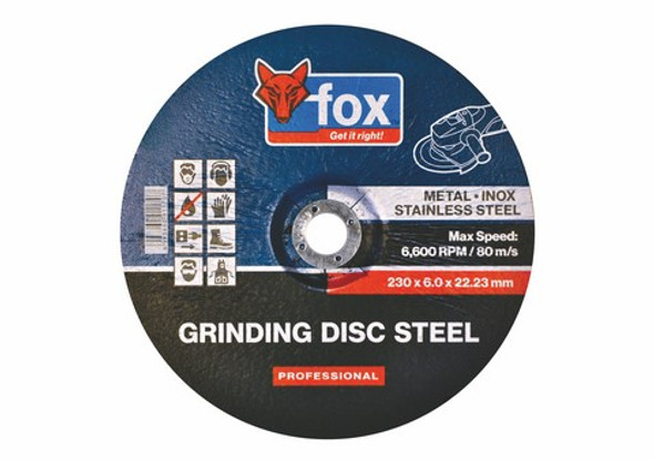 ABR FOX GRIND STEEL 230X6.0MM PRO 62.68