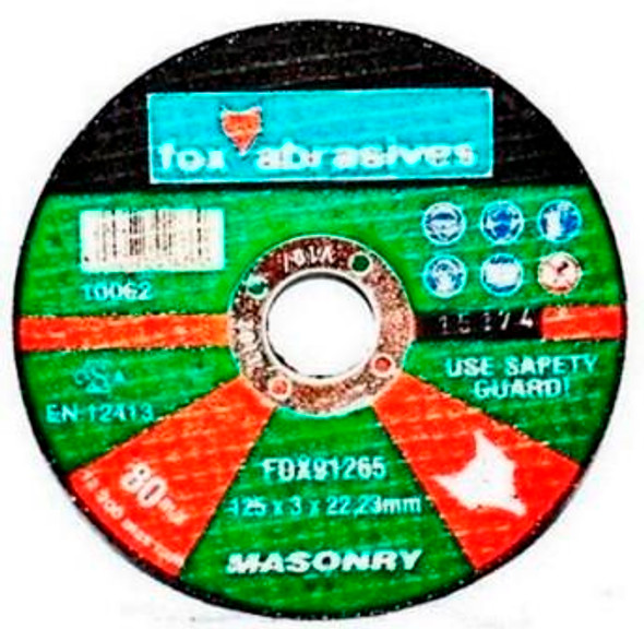 ABR FOX CUTOFF MASON 125X3.0MM 8.09