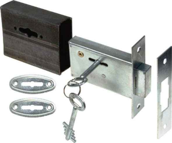 MACKIE SECURITY GATE LOCK W/OPER BOX 145.41