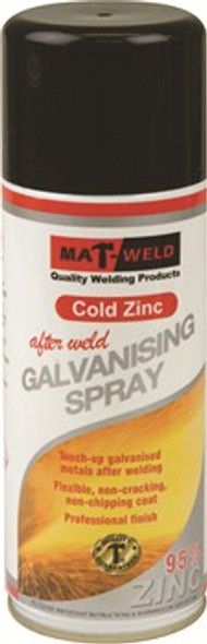 MATWELD COLD ZINC GALV SPRAY 400ML (12) 97.28