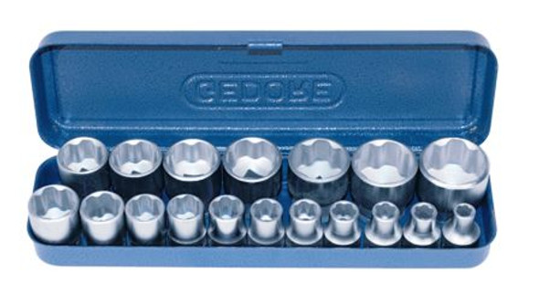 SOCKET GEDORE SET C-D 1/2 C19MK 1442.32