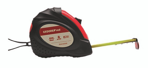 TAPE MEASURE GED RED l.8M TAPE WIDTH25MM 192.73