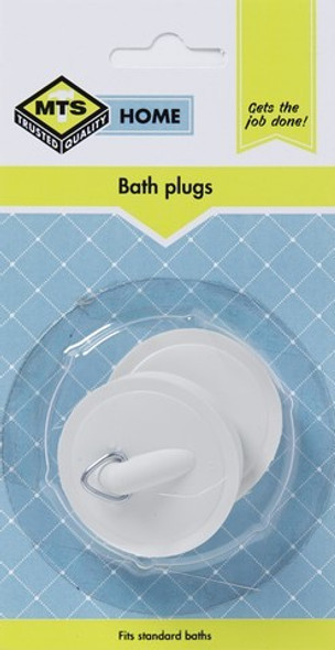 MTS HOME BATH PLUG WHITE 2PC 13.2