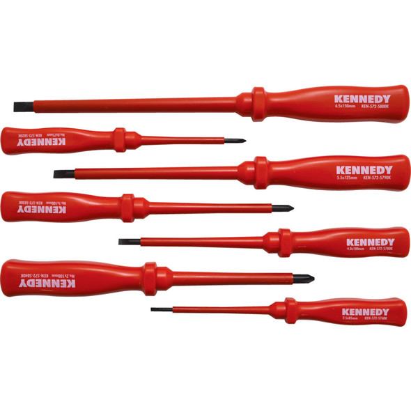 INSULATED VDE SCREWDRIVER SET 7-PCE 231.74