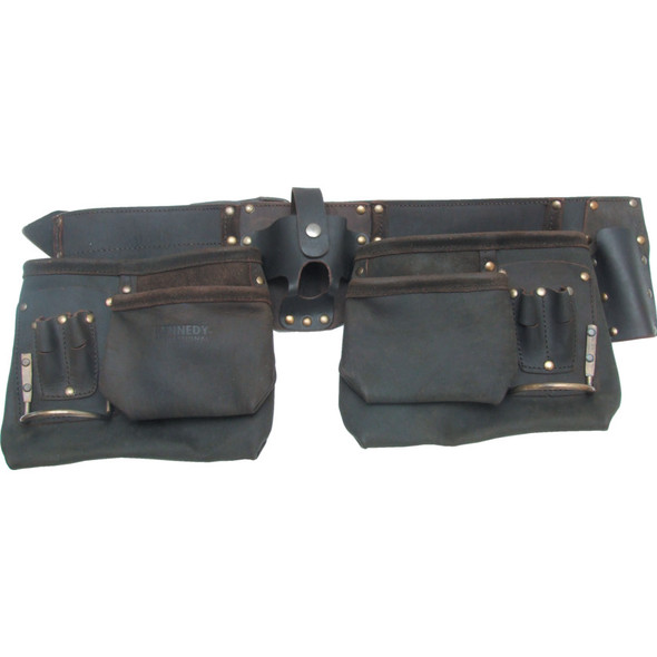 10-POCKET 2-LOOP DOUBLE TOOL POUCH OIL TAN 703.44