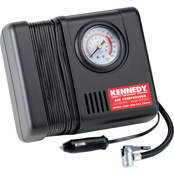 MINI AIR COMPRESSOR 300PSI C/W PRESSURE GAUGE 479.96