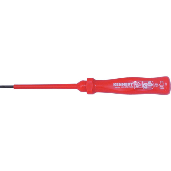 5.5x125mm FLAT PARALLEL INSULATED VDE SCREWDRIVER 49.43
