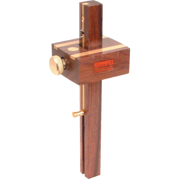 BRASS PLATED ROSEWOOD MORTICE GAUGE 743.53