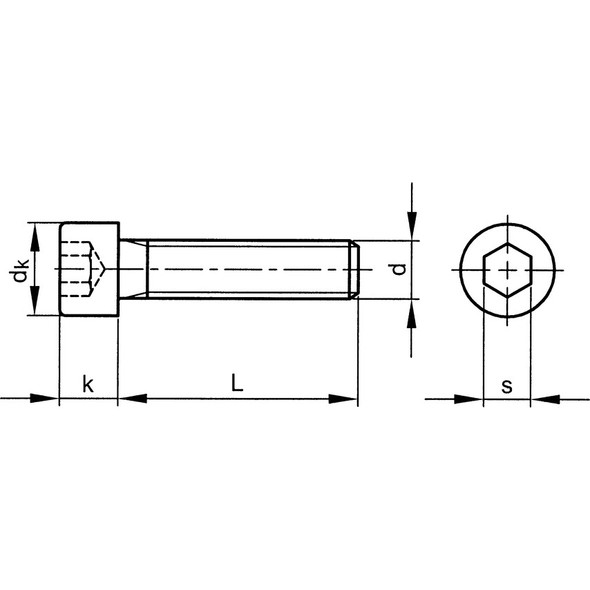 M6x160 SKT HEAD CAP SCREW (GR-12.9) 12.36