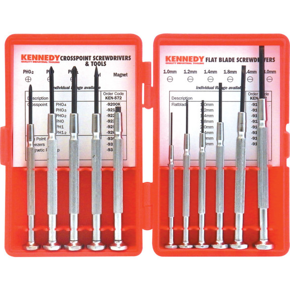 Kennedy 11-pce Precision Screwdriver & Tool Set