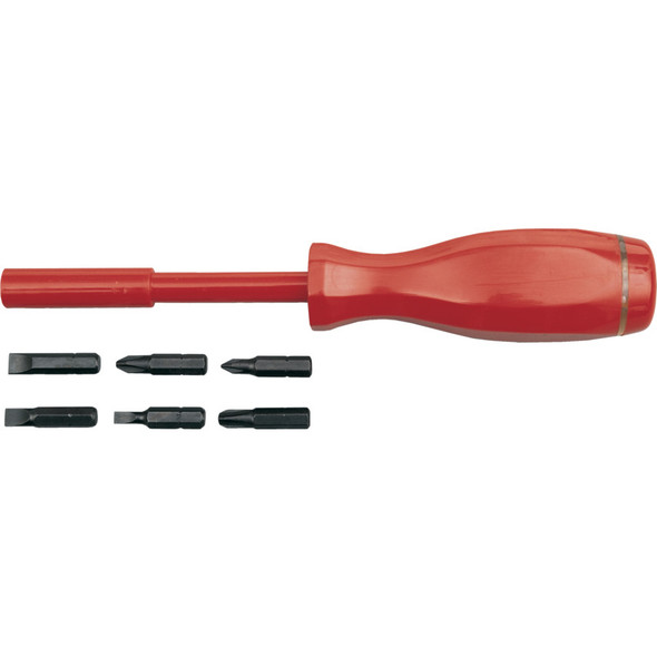 Kennedy 1/4" Hex Bit Driver Set C/W 6 Bits