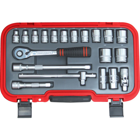 Kennedy Metric Socket Set 20Pc 1/2" Sq Dr