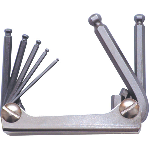 Kennedy Hexagon Ball Wrench Clipset - Metric 7-pce