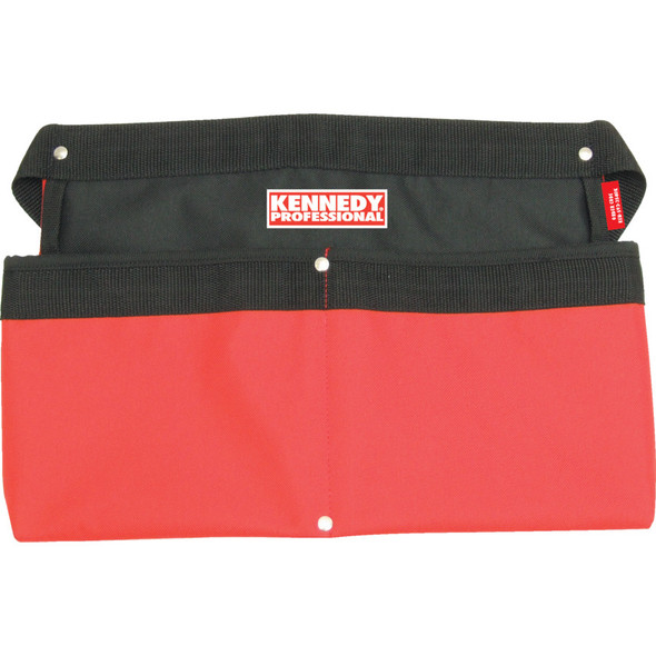 Kennedy Polyester 2-Pocket Nail Bag With Belt