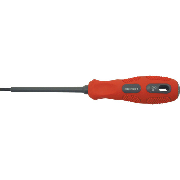 4.0x100mm FLAT PARALLEL VDE DUAL GRIP SCREWDRIVER 64.41