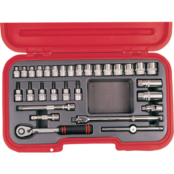 Kennedy Metric 30Pc 3/8" Sq Dr Socket Set