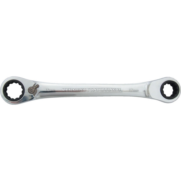 Kennedy 4-In-1 Ratchet Ring Rev.Spanner 9,11,14,15mm