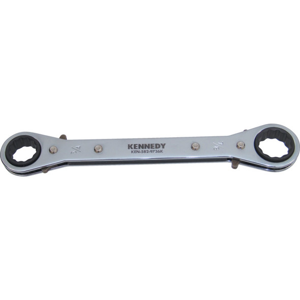 3/4"x7/8" STRAIGHT RATCHET RING WRENCH 240.43