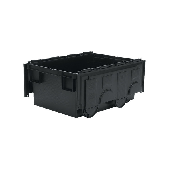 Matlock 49.5LTR HD EURO NESTING BIN BLACKC/W LID