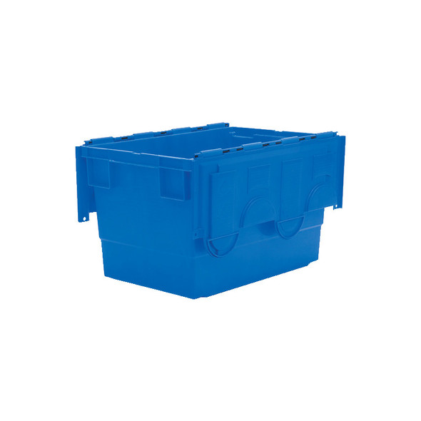 Matlock 68LTR HD EURO NESTING BIN BLUEC/W LID